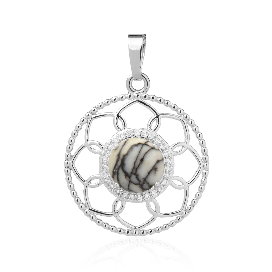 Pendentif Reiki en Jaspe "Épanouissement & Estime de soi"